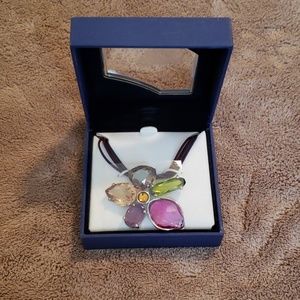 Swarovski flower gem choker - NWOT